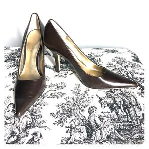 Brown Nine West Pump size 6